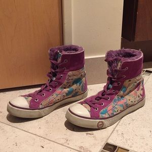 UGG Stellah Claw Graffiti lace-up shoes/boots